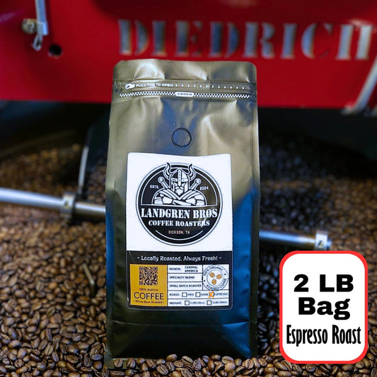 2 LB Espresso Roast Blend - Guatemala/Ethiopia/Sumatra (Whole Bean)