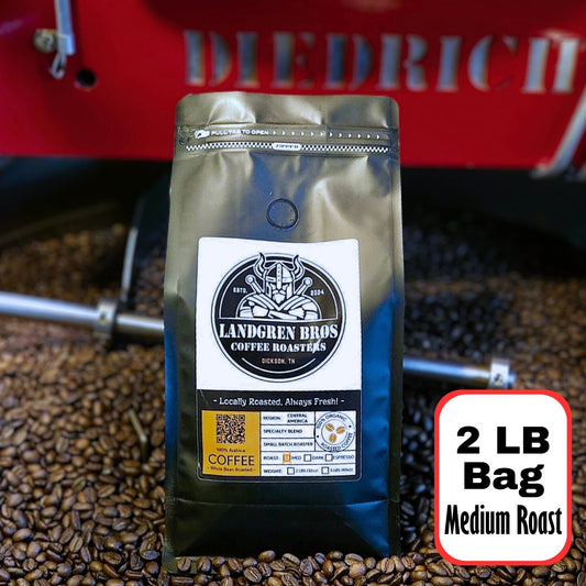 2 LB Medium Roast Blend – Guatemala & Colombia (Whole Bean)